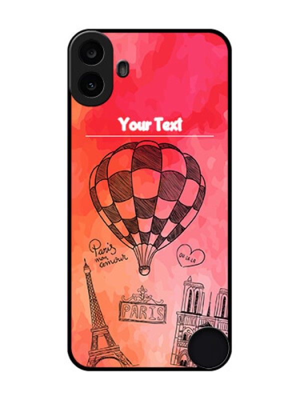Custom Nothing CMF Phone 1 Custom Metal Phone Case - Paris Theme Design