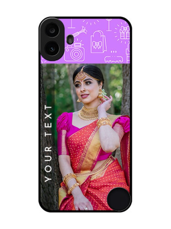 Custom Nothing CMF Phone 1 Custom Metal Phone Case - Birthday Icons Design