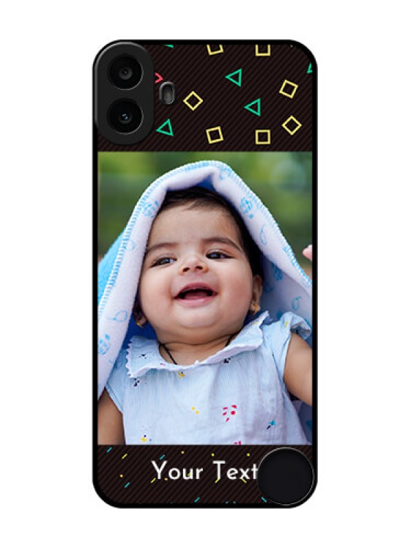 Custom Nothing CMF Phone 1 Custom Metal Phone Case - With Confetti Birthday Design