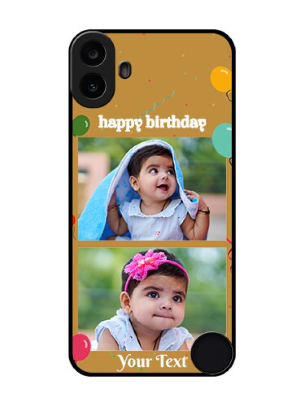 Custom Nothing CMF Phone 1 Custom Metal Phone Case - Image Holder With Birthday Celebrations Design