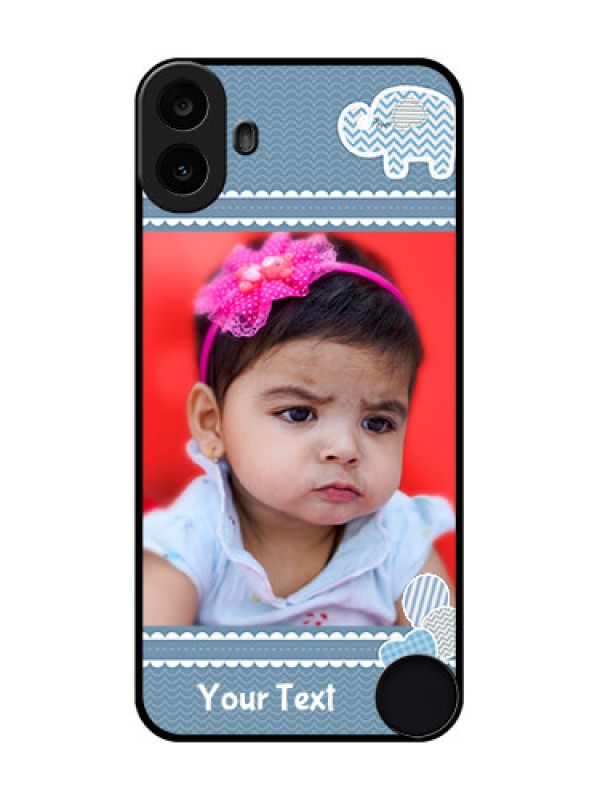 Custom Nothing CMF Phone 1 Custom Metal Phone Case - With Kids Pattern Design