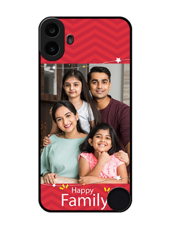 Custom Nothing CMF Phone 1 Custom Metal Phone Case - Happy Family Design