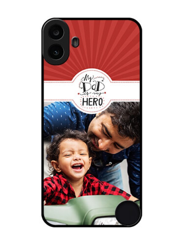 Custom Nothing CMF Phone 1 Custom Metal Phone Case - My Dad Hero Design