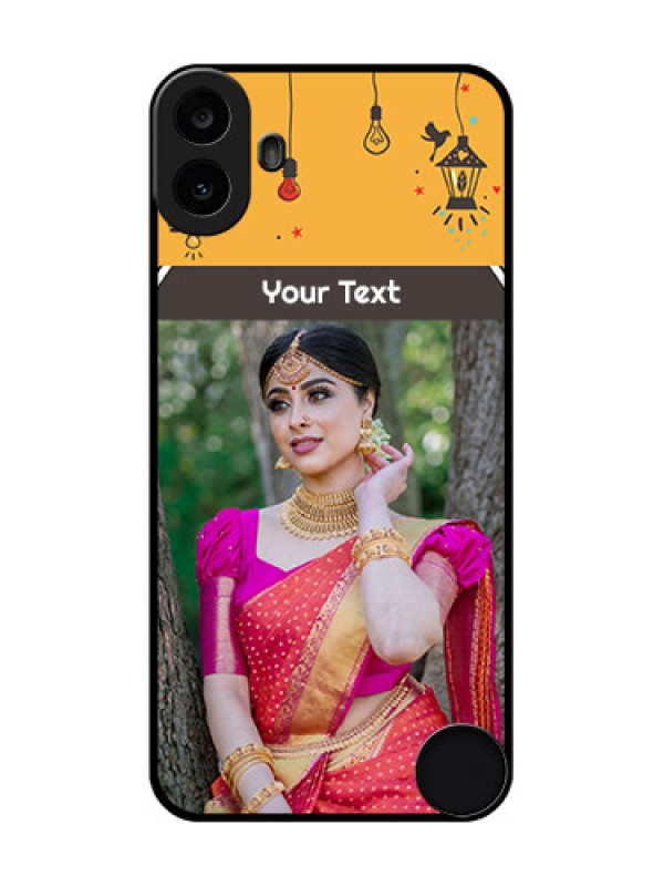 Custom Nothing CMF Phone 1 Custom Metal Phone Case - With Family Picture And Icons