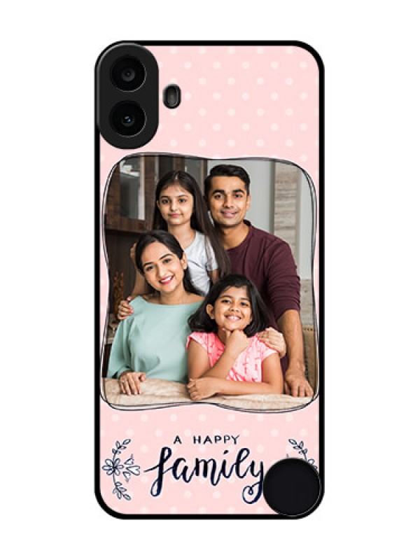 Custom Nothing CMF Phone 1 Custom Metal Phone Case - Family With Dots Design
