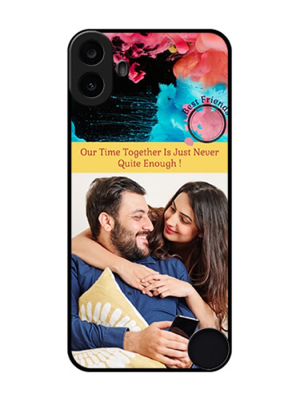 Custom Nothing CMF Phone 1 Custom Metal Phone Case - Quote With Acrylic Painting Design