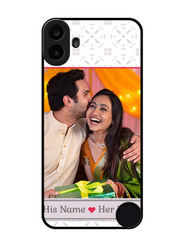 Custom Nothing CMF Phone 1 Custom Metal Phone Case - With Photo And Ethnic Design