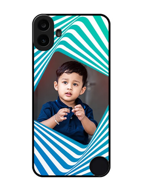 Custom Nothing CMF Phone 1 Custom Metal Phone Case - Abstract Spiral Design