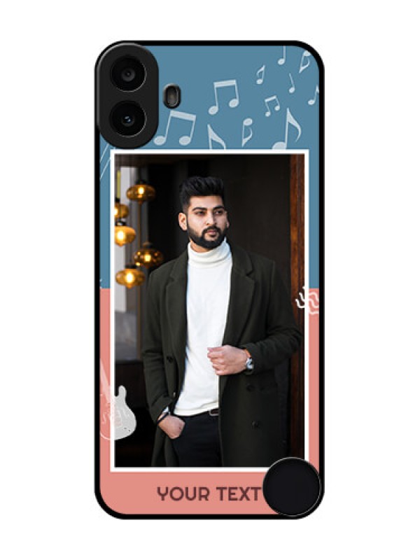 Custom Nothing CMF Phone 1 Custom Metal Phone Case - With Color Musical Note Design