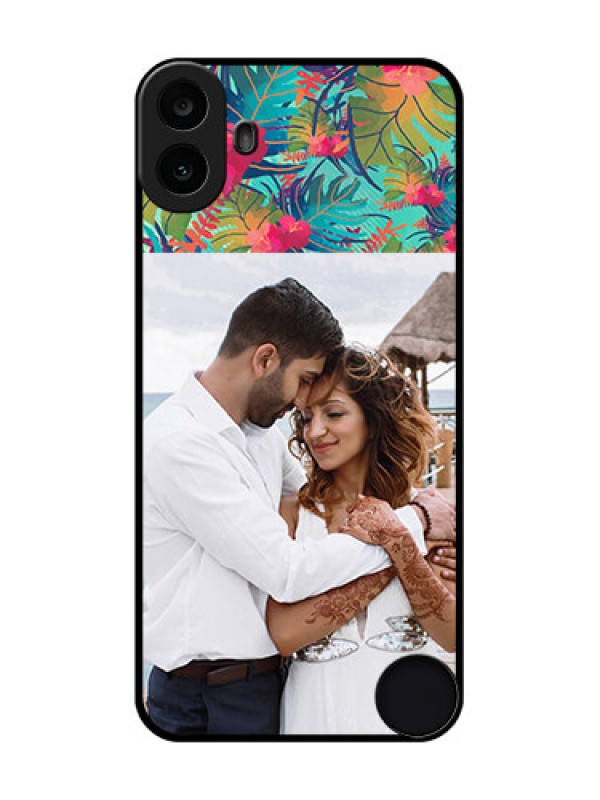 Custom Nothing CMF Phone 1 Custom Metal Phone Case - Watercolor Floral Design