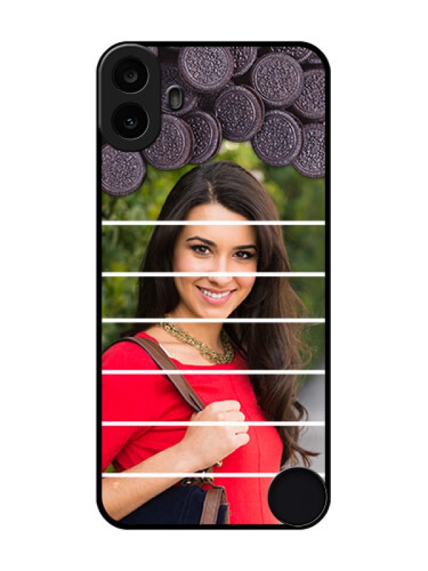 Custom Nothing CMF Phone 1 Custom Metal Phone Case - With Oreo Biscuit Design