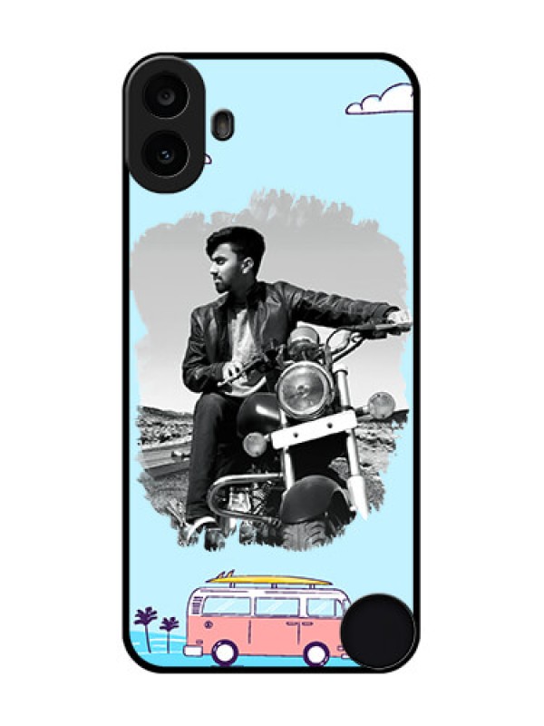 Custom Nothing CMF Phone 1 Custom Metal Phone Case - Travel and Adventure Design