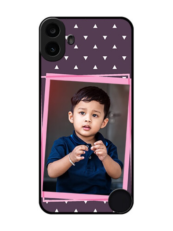 Custom Nothing CMF Phone 1 Custom Metal Phone Case - Triangle Pattern Dotted Design