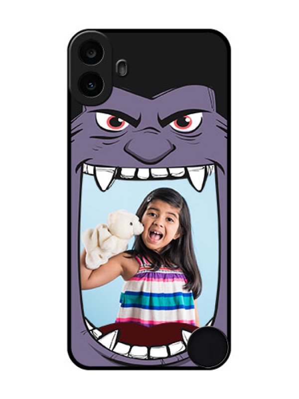 Custom Nothing CMF Phone 1 Custom Metal Phone Case - Angry Monster Design