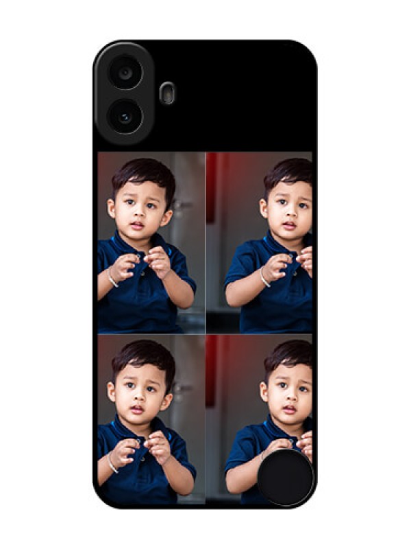 Custom Nothing CMF Phone 1 Custom Metal Phone Case - 4 Image Holder Design