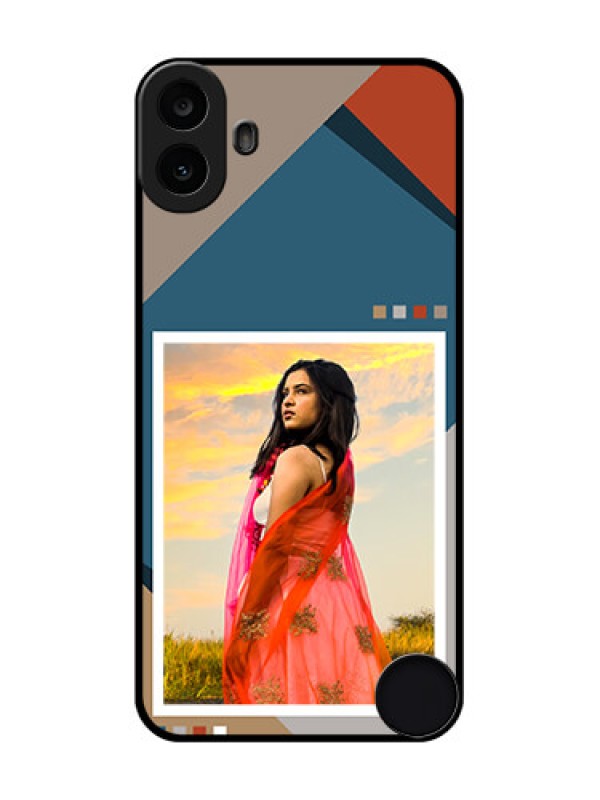 Custom Nothing CMF Phone 1 Custom Metal Phone Case - Retro Color Pallet Design