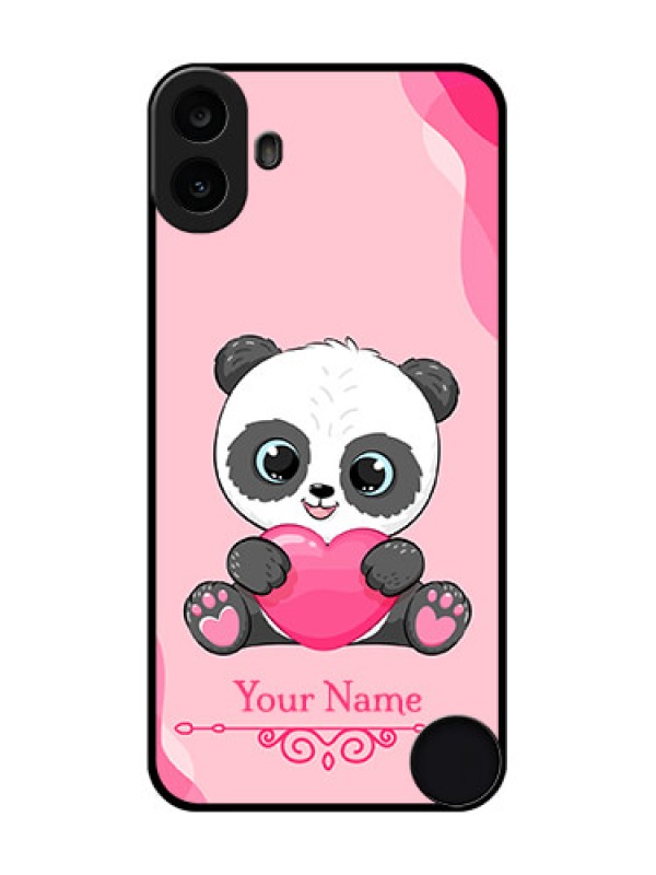 Custom Nothing CMF Phone 1 Custom Metal Phone Case - Cute Panda Design