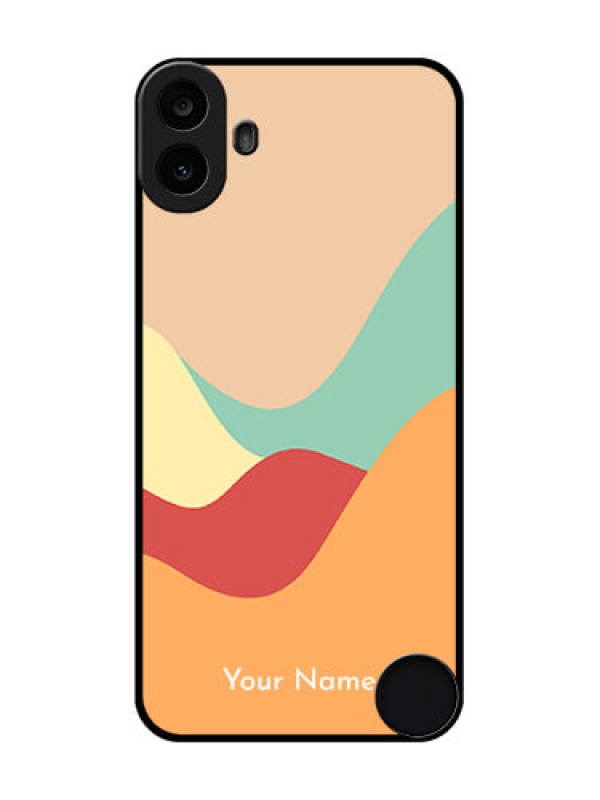 Custom Nothing CMF Phone 1 Custom Metal Phone Case - Ocean Waves Multi - Colour Design