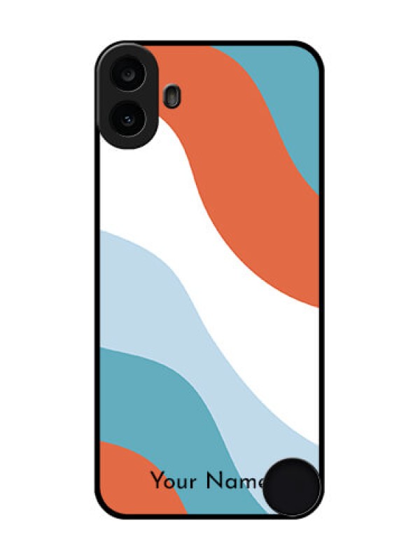 Custom Nothing CMF Phone 1 Custom Metal Phone Case - Coloured Waves Design