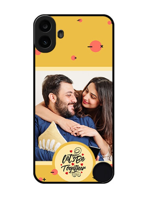 Custom Nothing CMF Phone 1 Custom Metal Phone Case - Lets Be Together Design