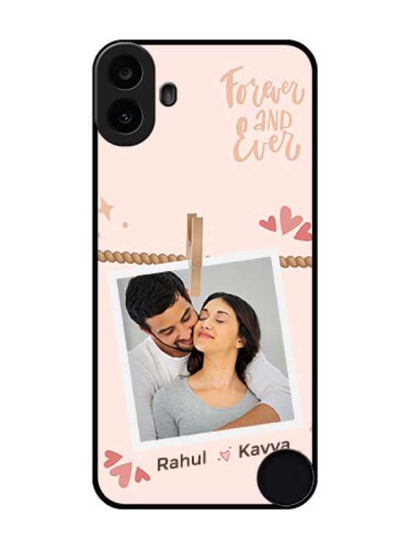 Custom Nothing CMF Phone 1 Custom Metal Phone Case - Forever And Ever Love Design