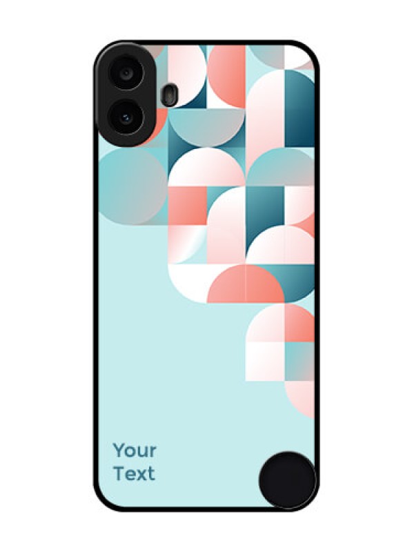 Custom Nothing CMF Phone 1 Custom Metal Phone Case - Stylish Semi - Circle Pattern Design