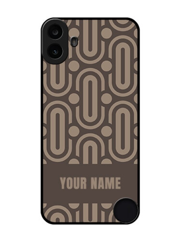 Custom Nothing CMF Phone 1 Custom Metal Phone Case - Captivating Zero Pattern Design