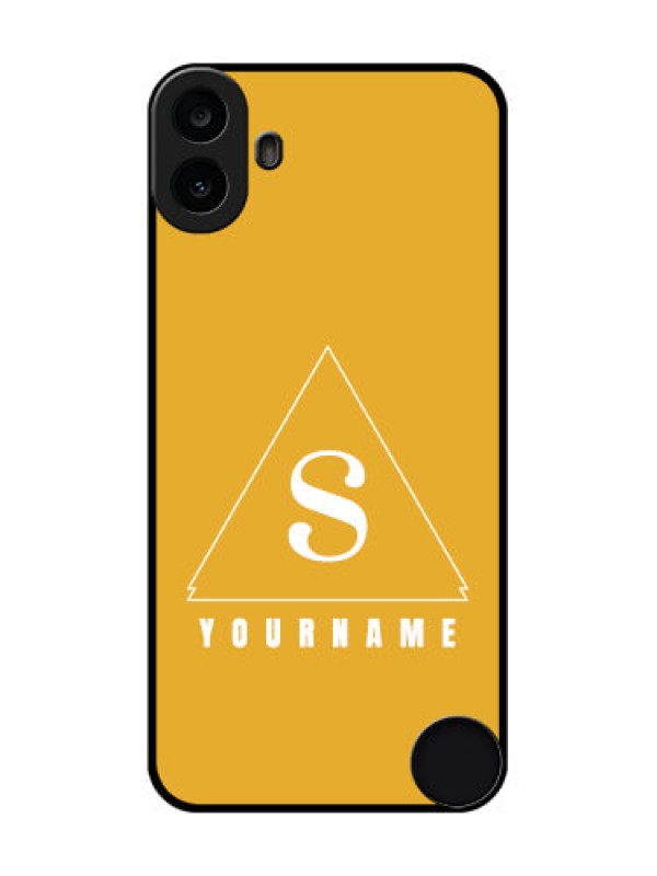 Custom Nothing CMF Phone 1 Custom Metal Phone Case - Simple Triangle Design