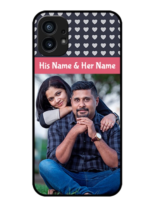 Custom Nothing Phone 1 Custom Metal Phone Case - Love Symbols Design