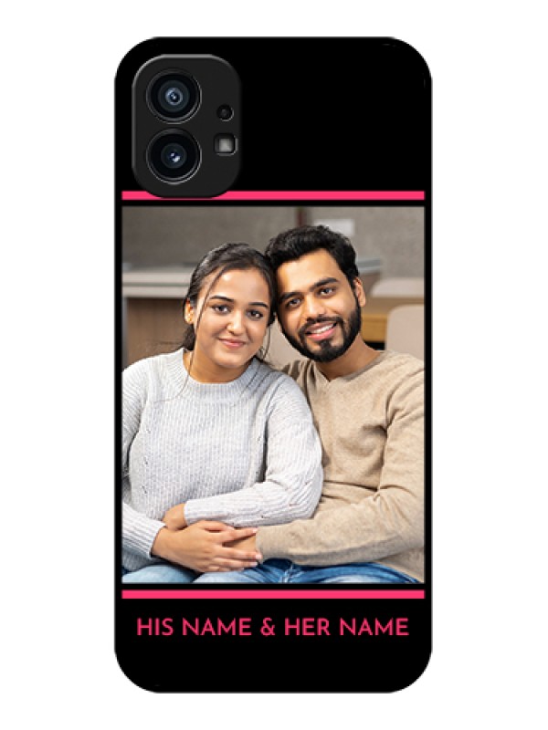 Custom Nothing Phone 1 Custom Metal Phone Case - With Add Text Design