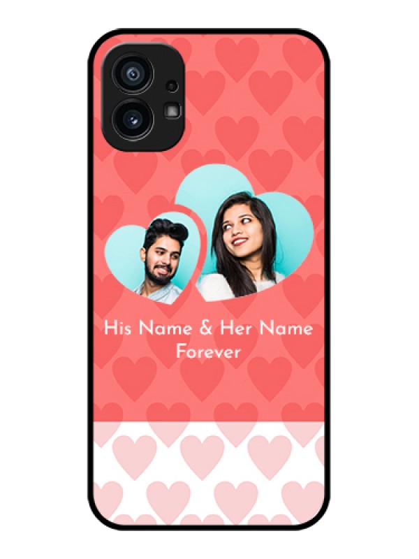 Custom Nothing Phone 1 Custom Metal Phone Case - Couple Pic Upload Design