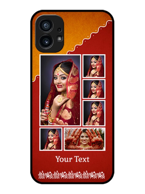 Custom Nothing Phone 1 Custom Metal Phone Case - Wedding Pic Upload Design