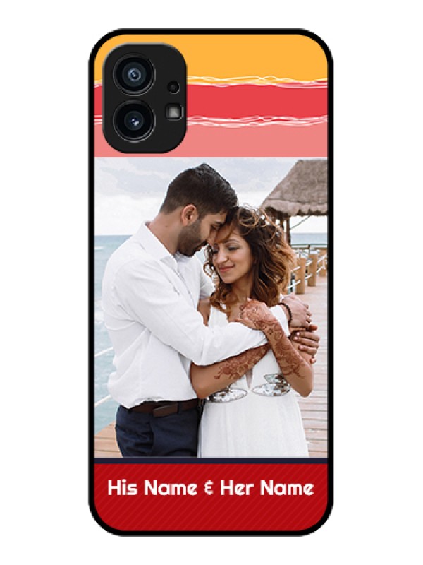 Custom Nothing Phone 1 Custom Metal Phone Case - Colorful Case Design