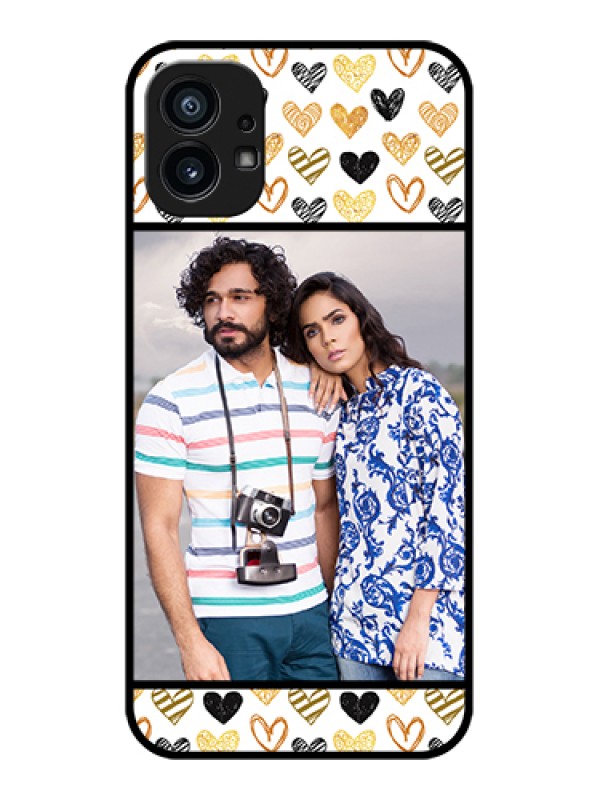 Custom Nothing Phone 1 Custom Metal Phone Case - Love Symbol Design