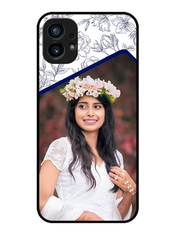 Custom Nothing Phone 1 Custom Metal Phone Case - Classy Floral Design