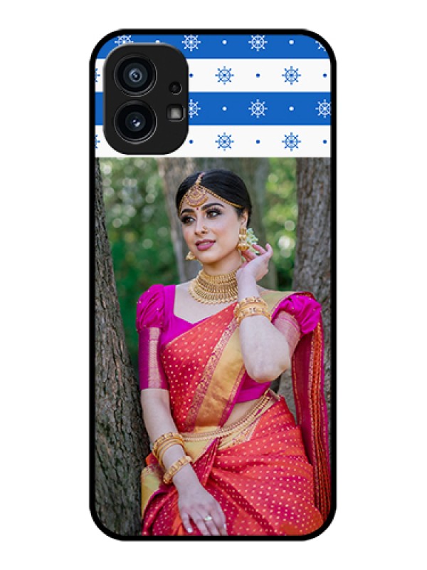 Custom Nothing Phone 1 Custom Metal Phone Case - Snow Pattern Design