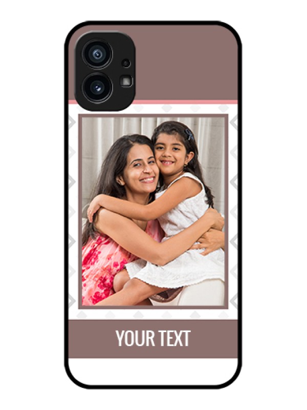 Custom Nothing Phone 1 Custom Metal Phone Case - Simple Diamond Design