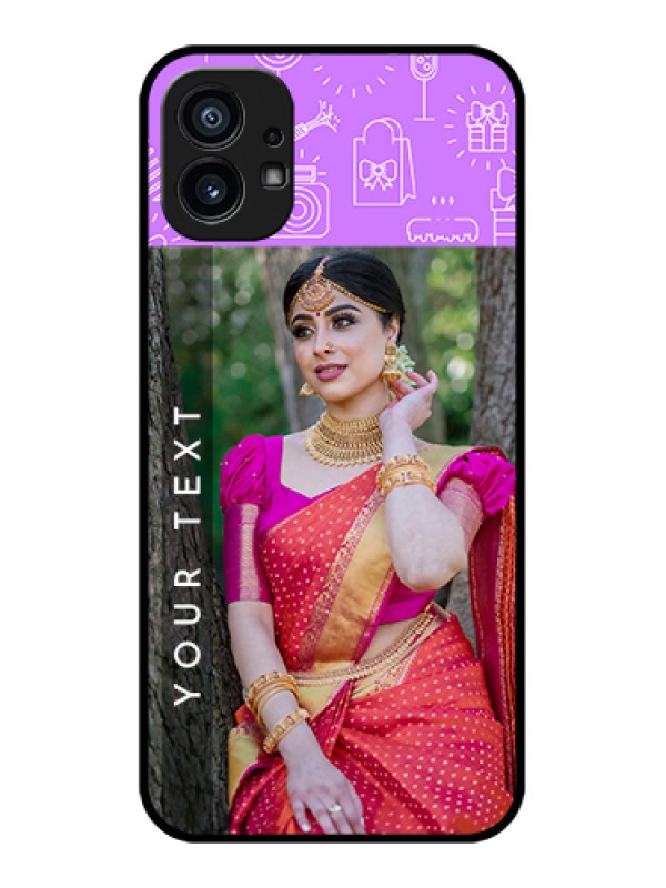 Custom Nothing Phone 1 Custom Metal Phone Case - Birthday Icons Design