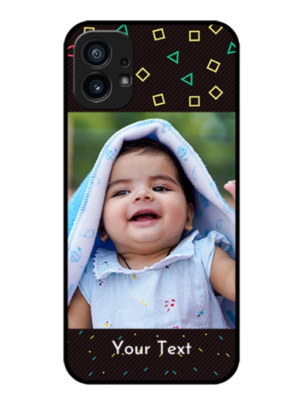 Custom Nothing Phone 1 Custom Metal Phone Case - With Confetti Birthday Design