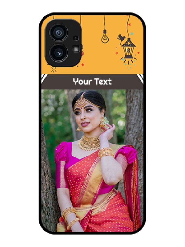 Custom Nothing Phone 1 Custom Metal Phone Case - With Family Picture And Icons