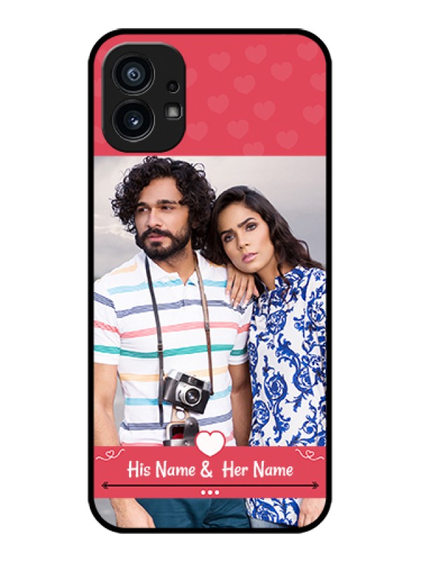 Custom Nothing Phone 1 Custom Metal Phone Case - Simple Love Design
