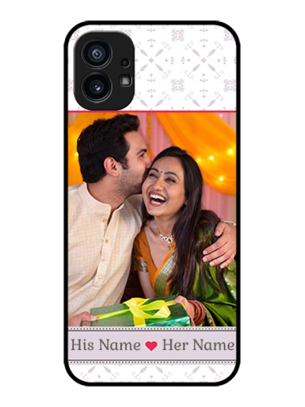 Custom Nothing Phone 1 Custom Metal Phone Case - With Photo And Ethnic Design