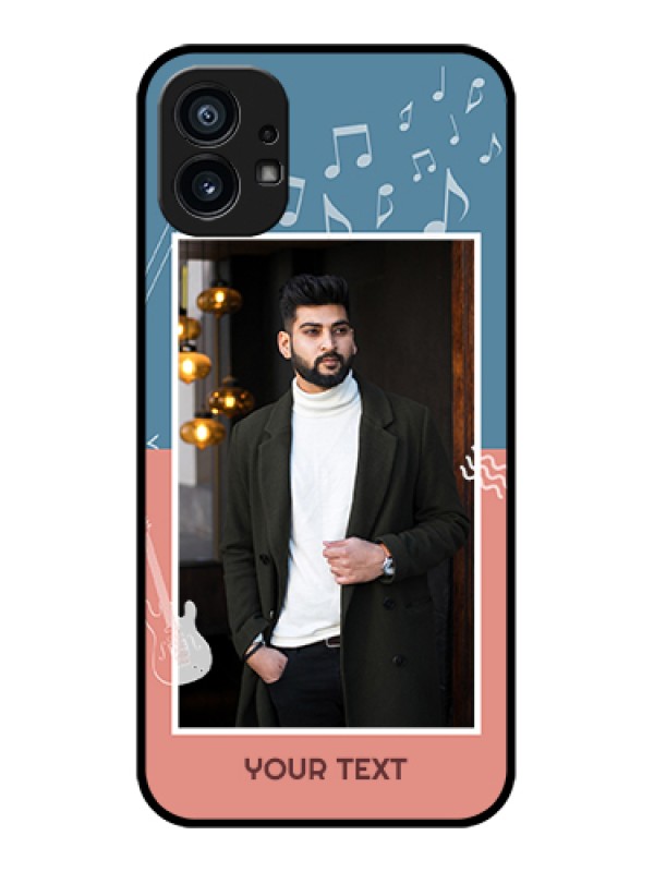 Custom Nothing Phone 1 Custom Metal Phone Case - With Color Musical Note Design