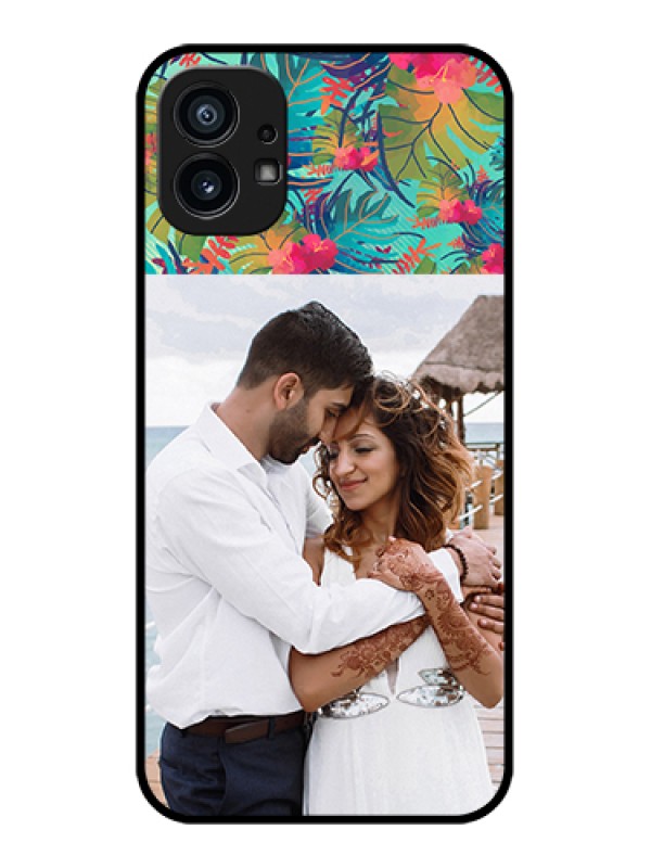 Custom Nothing Phone 1 Custom Metal Phone Case - Watercolor Floral Design