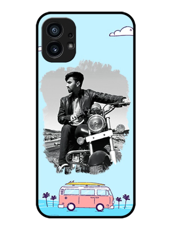 Custom Nothing Phone 1 Custom Metal Phone Case - Travel and Adventure Design