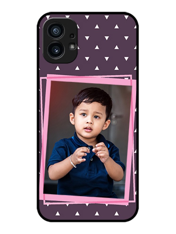 Custom Nothing Phone 1 Custom Metal Phone Case - Triangle Pattern Dotted Design