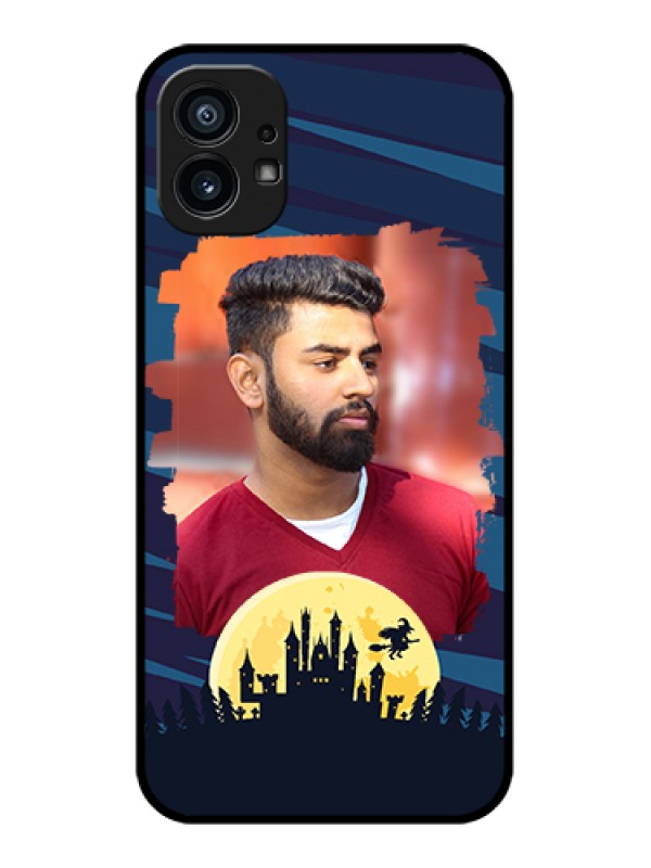 Custom Nothing Phone 1 Custom Metal Phone Case - Halloween Witch Design