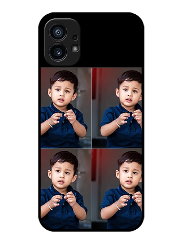 Custom Nothing Phone 1 Custom Metal Phone Case - 4 Image Holder Design
