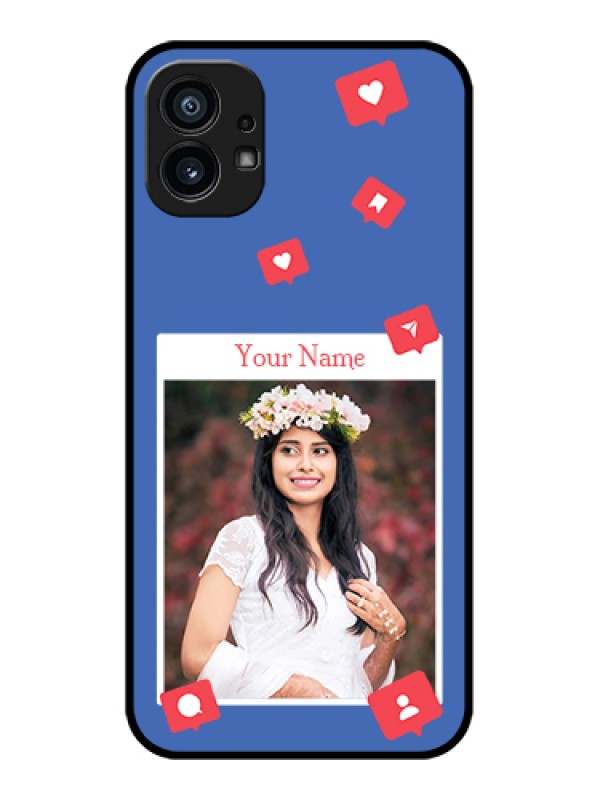 Custom Nothing Phone 1 Custom Metal Phone Case - Like Share And Comment Design