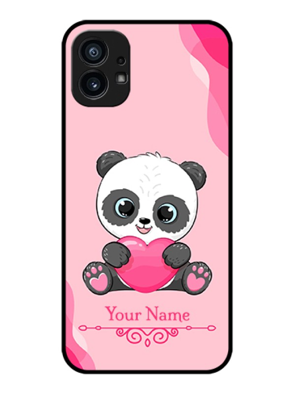 Custom Nothing Phone 1 Custom Metal Phone Case - Cute Panda Design